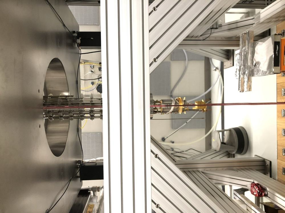Dilution refrigerator from undergrad lab visit