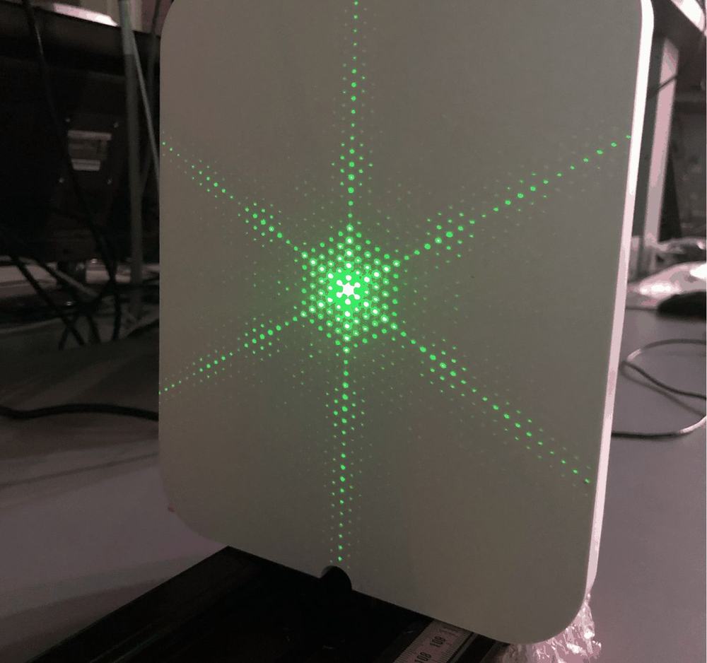 Hexagonal-slit far-field diffraction pattern